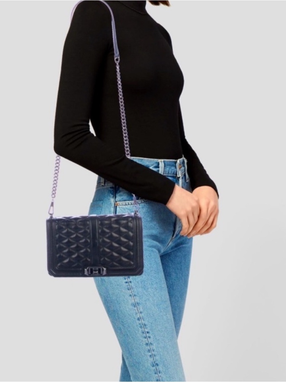 Rebecca Minkoff Quilted Leather Crossbody Bag